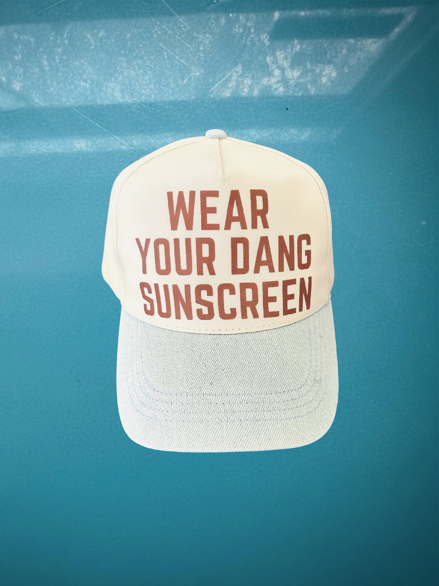 WEAR YOUR DANG SUNSCREEN HAT - Baseball style hat