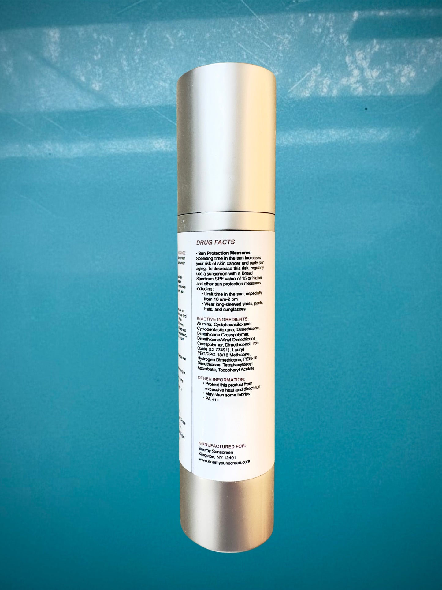 ENEMY Nº 1 - Sheer Facial Mineral Sunscreen