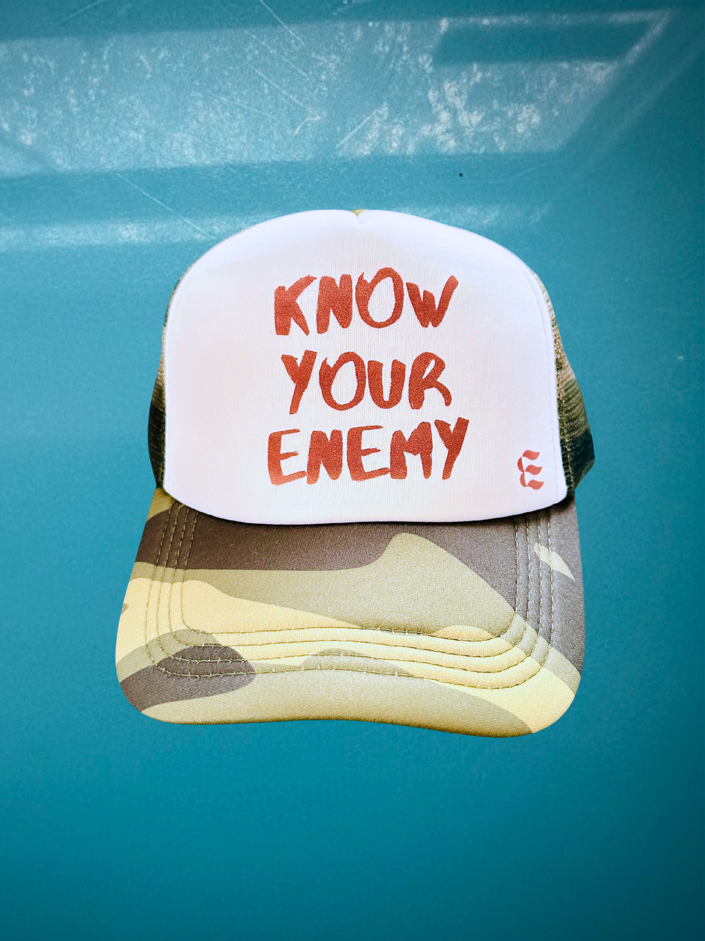 KNOW YOUR ENEMY HAT - breathable mesh back