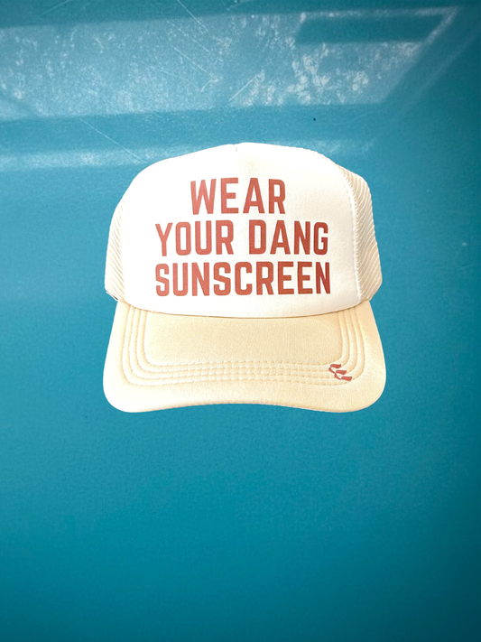WEAR YOUR DANG SUNSCREEN HAT - breathable mesh back